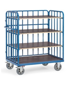 Chariot haut avec tubes 1200 x 800 mm