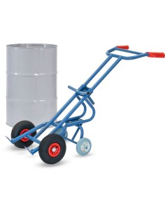 Diable à fûts - Pneus gonflables