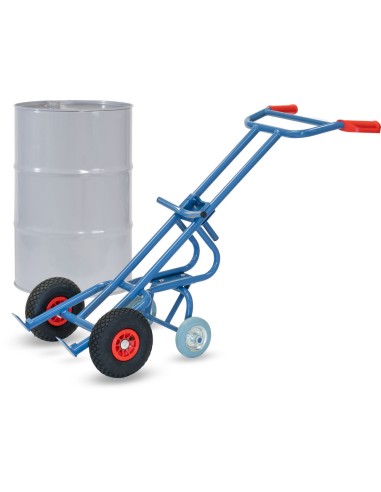 Diable à fûts - Pneus gonflables