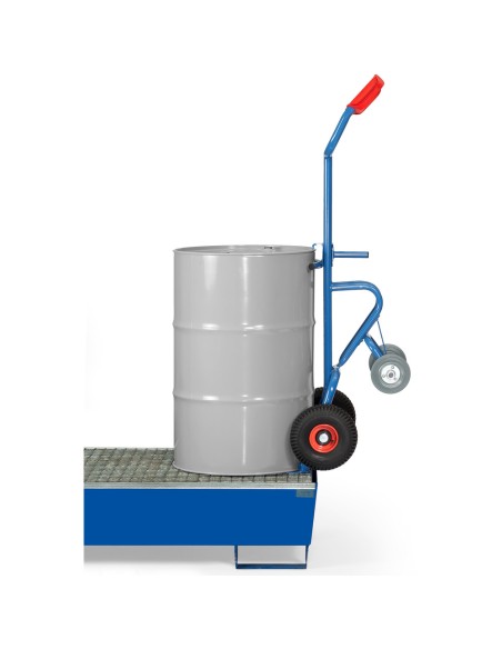 Diable à fûts - Pneus gonflables