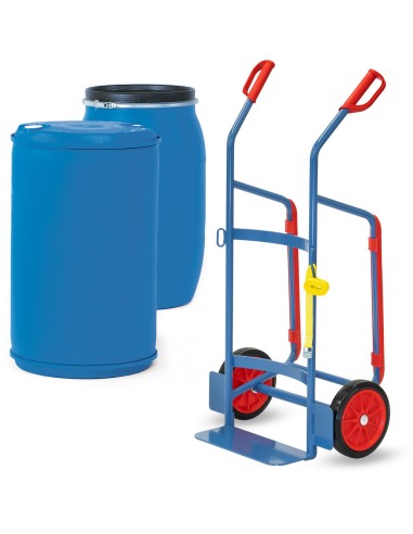 Diable à fûts - Pneus caoutchouc