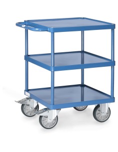 Servante avec bacs en tôle d'acier