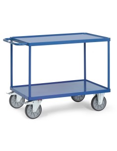 Servante avec bacs en tôle d'acier 1000 x 600 mm