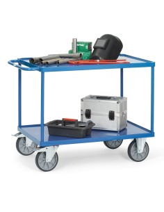 Servante avec bacs en tôle d'acier 1200 x 800 mm 2