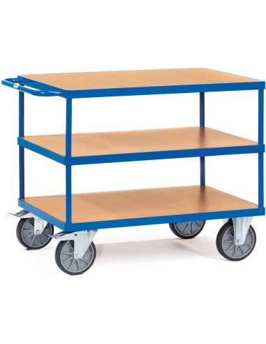 Servante 500 kg avec plateaux en mélaminé. 1200 x 800 mm
