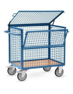 Chariot caisse en treillis 1200 x 800 mm