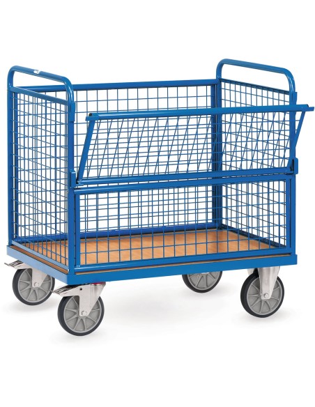 Chariot caisse en treillis 1000 x 700 mm