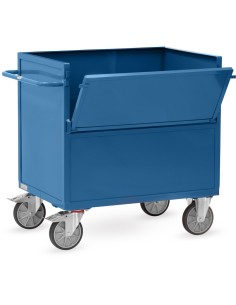 Chariot caisse en tôle 1200 x 800 mm