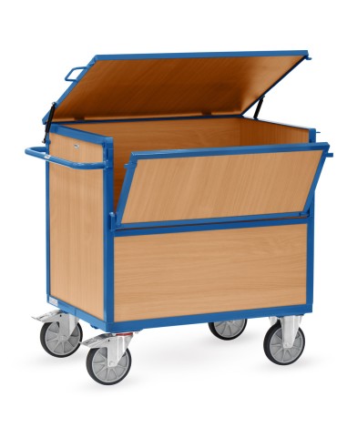 Chariot caisse en bois 1000 x 700 mm