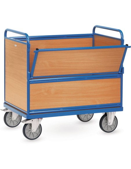 Chariot caisse en bois 1200 x 800 mm