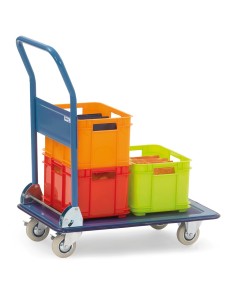 Chariot à plateau acier 910 x 610 mm 2