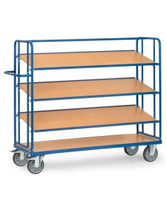 Chariot haut à plateaux inclinables 1250 x 610 mm