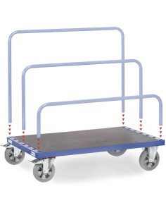 Chariot porte-panneaux (sans tubes cintrés) 1200 x 800 mm