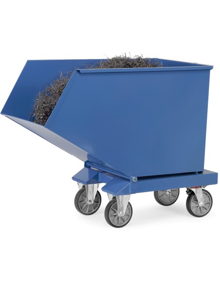 Chariot benne basculante avec robinet 450 Litres