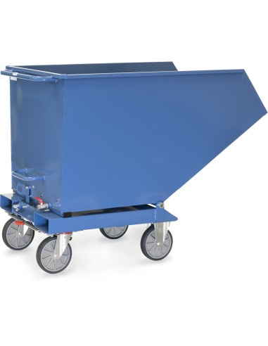 Chariot benne basculante avec robinet 600 Litres