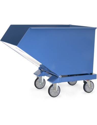 Chariot benne basculante avec robinet 600 Litres