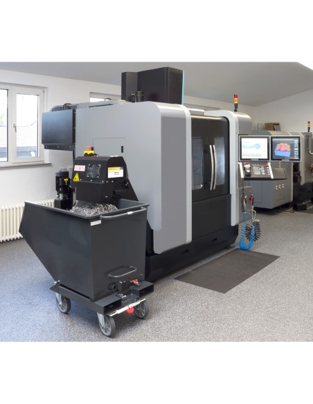 Chariot benne basculante sans robinet "GAMME EN GRIS" 450 Litres