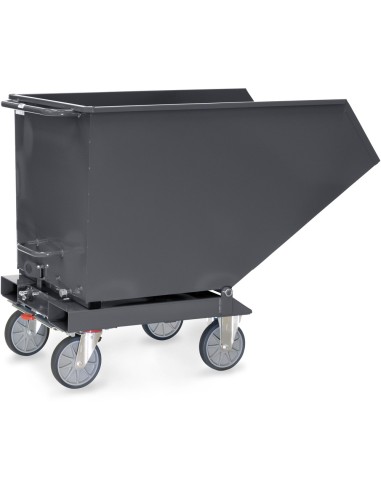 Chariot benne basculante sans robinet "GAMME EN GRIS" 600 Litres