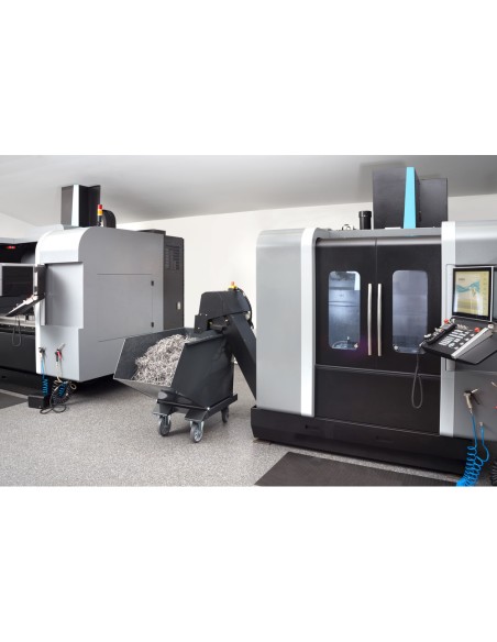 Chariot benne basculante sans robinet "GAMME EN GRIS" 800 Litres