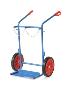 Diable porte-bouteilles - Pneus caoutchouc