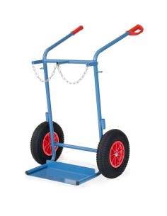 Diable porte-bouteilles - Pneus gonflables