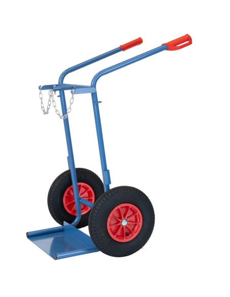 Diable porte-bouteilles - Pneus gonflables