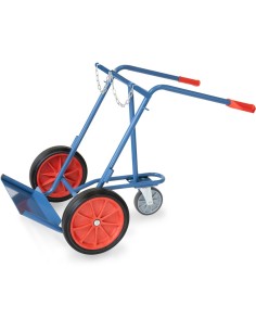 Diable porte-bouteilles - Pneus caoutchouc