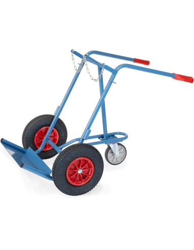 Diable porte-bouteilles - Pneus gonflables