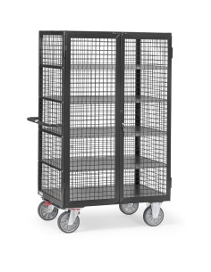 Chariot fermé "Gamme en gris" 1000 x 680 mm