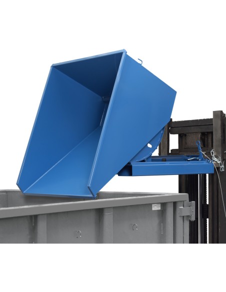 Benne auto-basculante avec robinet 600 Litres