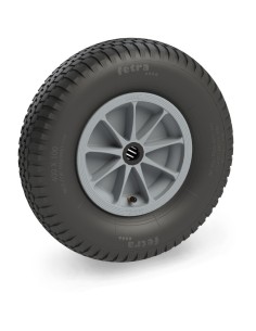 Roue gonflable jante grise