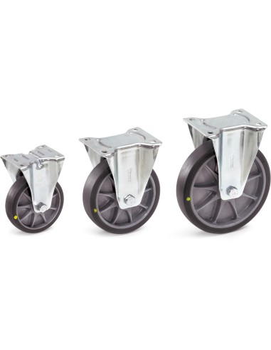 Roue fixe TPE-ESD 125 x 32 mm