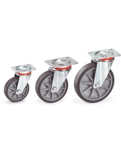 Roue pivotante à bandage TPE 200 x 40 mm