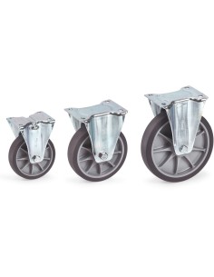 Roue fixe à bandage TPE 125 x 32 mm