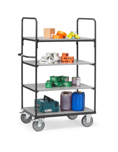 Chariot haut "Gamme en gris" 1000 x 600 mm