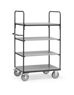Chariot haut "Gamme en gris" 1200 x 800 mm