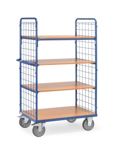 Chariot haut avec treillis métallique 1200 x 800 mm