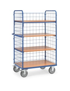 Chariot haut avec treillis métallique 1000 x 700 mm