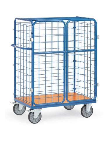 Chariot pour colis à portes battantes 1000 x 600 mm