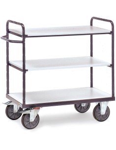 Chariot-ESD à plateaux 850 x 500 mm