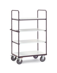 Chariot-ESD haut à plateaux 1000 x 600 mm