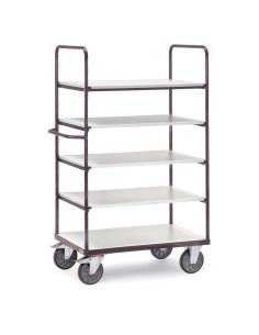 Chariot-ESD haut à plateaux 1000 x 700 mm