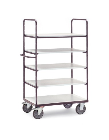 Chariot-ESD haut à plateaux 1000 x 700 mm