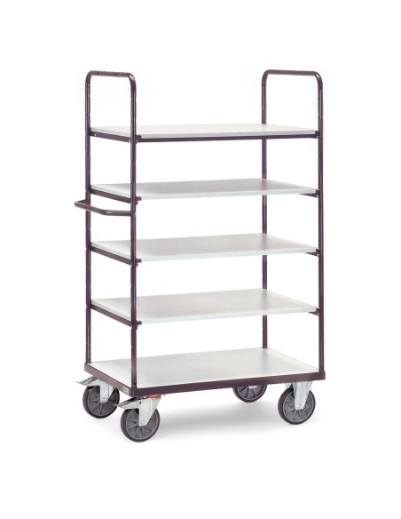 Chariot-ESD haut à plateaux 1200 x 800 mm