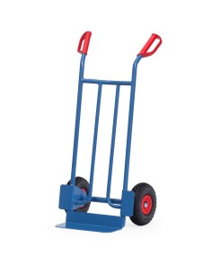 Diable en tube d'acier Pneus PU increvables