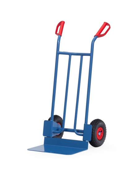 Diable en tube d'acier Pneus gonflables