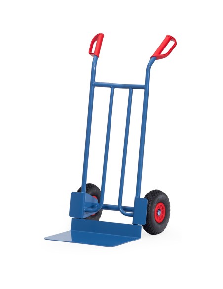 Diable en tube d'acier Pneus PU increvables