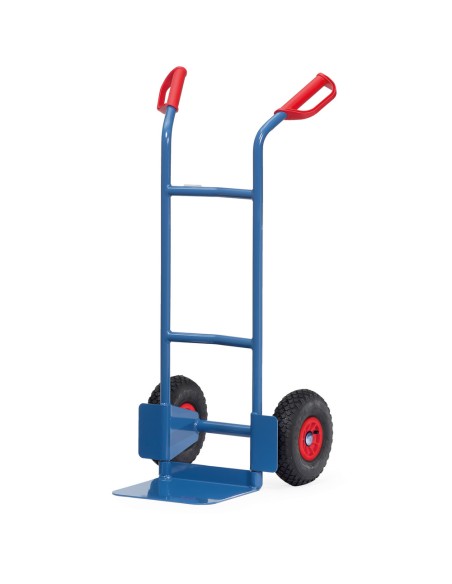 Diable en tube d'acier Pneus gonflables