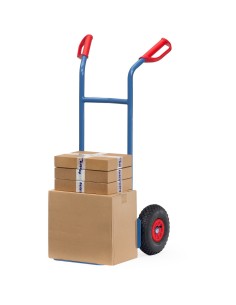 Diable en tube d'acier Pneus gonflables 2