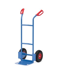 Diable en tube d'acier Pneus PU increvables